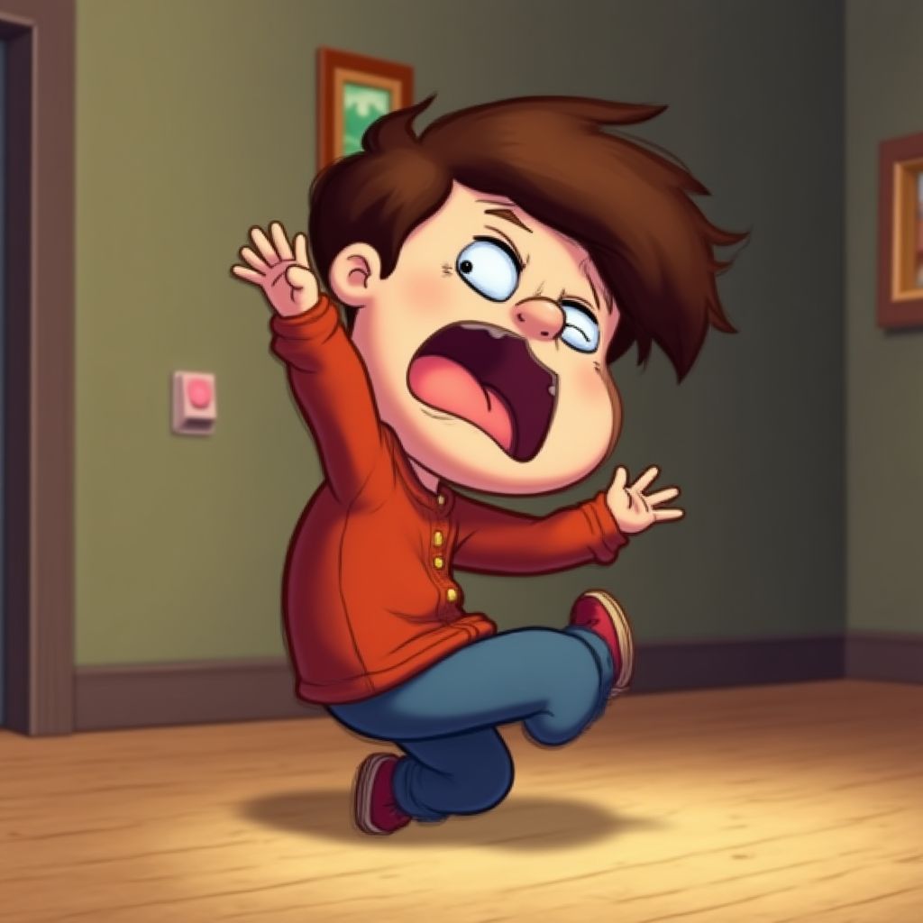 Hilarious gaming moment GIF