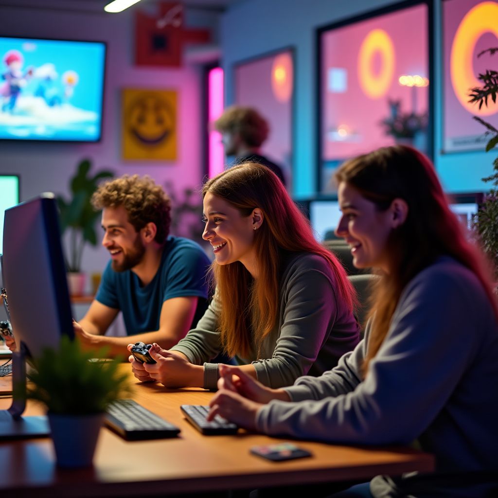 The JoyLandia team in our colorful Melbourne office