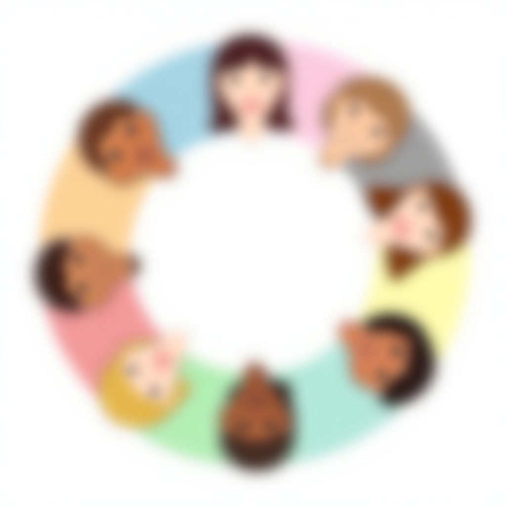 Inclusive gaming icon with diverse players